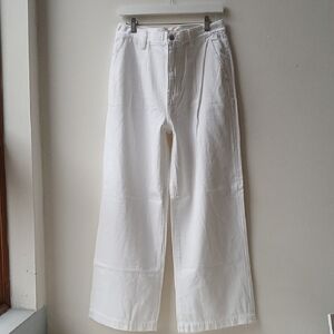 Madewell Harlow Wide-Leg Jean in Tile White Women's 29 NWT